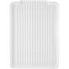 Oggi Scolapiatti e scolapiatti per cucina, ideale per scolapiatti rigido, vassoio scolapiatti, scolapiatti per bancone della cucina, 32,75 x 43,25 cm, bianco