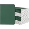 Yarotm Notebooks A6 Righe - 24 Pezzi Pack Blocco Note A6 10x14cm - 100gsm Taccuino Righe 7mm - 30 Fogli/60 Pagine Block Notes Copertina Morbida Verde Scuro - Quaderno per Appunti e Sketch, Regalo