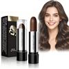 Virecose Penna Colore Capelli, Marrone Scuro Stick Colorato Istantaneo Per Capelli, Bastone di Colore per Capelli Tintura temporanea Per Colorazione Rapida
