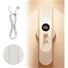 PORFOYO Lampada da parete per interni con rilevatore di movimento, lampada da parete a LED per interni, senza fili, ricaricabile, per scale, soggiorno, camera da letto, corridoio, 2 modalità magnetica