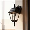 Applique Lanterna da Esterno IP54 E27 Nera - Serie ALFIERI 1B