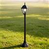 Paletto Lampione Vintage 100cm E27 IP54 Nero - Serie Alfieri