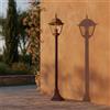 Paletto Lampione Vintage 100cm E27 IP54 Corten - Serie Alfieri