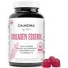 RAMOHA Collagene idrolizzato VERISOL 2500 mg, Integratore Collagene e Acido Ialuronico con Q10, 60 Gummies, per Elasticità, Tonicità della Pelle con Vit. C, Biotina, Zinco e Selenio, Capelli e Unghie