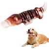 VVancha Tech Giocattoli da masticare per cani aggressivi, giocattoli indistruttibili per cani di taglia media e grande, sapore di manzo sostenibile (Coccodrillo)