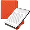 kwmobile Custodia Pieghevole Compatibile con Kobo Libra Colour Cover - Cover Magnetica Pelle PU eReader con Stand - arancia fruttata
