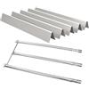 Nordic Bbq Store 7536 7508 Kit Tubo bruciatore di Ricambio per griglia a Gas e Barre aromatizzanti in Acciaio Inox 304 per Weber Spirit E310 320 (con Pannello di Controllo Montato lateralmente) Genesis Silver Gold