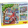 HABA Puzzles Polizei, Feuerwehr & Co. 3 Motive