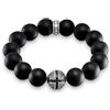 THOMAS SABO A1572-705-11 - Bracciale da Uomo con Croce Rebel at Heart, in Argento Sterling 925