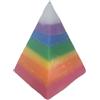 DRW Candela piramide colorata arcobaleno 7 arcangeli