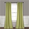 Lush Decor Coppia di tende oscuranti isolate con occhielli, 132 x 274 cm (larghezza x lunghezza), colore: salvia