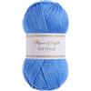 Utopia Crafts Softease - Filato per lavoro a maglia e uncinetto, 100 g (cobalto reale)