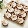 Otuuz 12 portacandele per bomboniere, bomboniere, candele rustiche, souvenir di nozze, regali per ospiti, decorazioni per matrimoni
