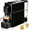 RYing Macchina da Caffè a Capsule Compatta, Pressione 19 Bar, 2 Formati Programmabili (Espresso e Lungo), Serbatoio 850ML e Ampio Contenitore, Salvaspazio per Casa e Ufficio, Nero