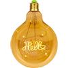 TIANFAN - Lampadina con filamento a LED che crea la scritta Hello, stile vintage, 4 W, 220 / 240 V, E27, 2000 K, super calore, luce decorativa