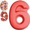 OIOYLEY 9 stampi per torte, 40,6 cm, numeri 0-8, per fai da te, matrimoni, compleanni, feste