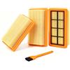 cddcwz 3 Pezzi Flachfaltenfilter per AD2 AD3 AD4 Premium AD3.000, AD3.200