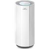 COWAY Purificatore d'aria per grandi ambienti, CADR 734 m³/h, pulisce 153 m² in 30 min, filtro HEPA per fumo, allergie, peli animali, odori, display AQI PM1/2.5/10, modalità eco, AIRMEGA 450 Bianco