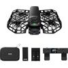 HOVERAir X1 PROMAX Action Cam Volante, drone 8K pieghevole con 10+ Modalità di Volo Completamente Automatiche, 42 KM/H Velocità di Follow, Vola Ovunque con OmniTerrain (Basic Combo)&beacon&joystick