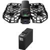 HOVERAir X1 PROMAX Action Cam Volante, drone 8K pieghevole con 10+ Modalità di Volo Completamente Automatiche, 42 KM/H Velocità di Follow, Vola Ovunque con OmniTerrain (Standard)&power case