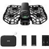 HOVERAir X1 PRO Action Cam Volante, drone 4k pieghevole con 10+ Modalità di Volo Completamente Automatiche, 42 KM/H Velocità di Follow, Vola Ovunque con OmniTerrain(Basic Combo)&battery
