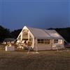 Tenda In Tela Cotone Impermeabile Con Camino, Per10-12 Persone,Tende Per Campeggio 4 Stagione Escursioni 10 12 Persone P 010183622788