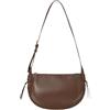 SPRINGFIELD Pu Shoulder Bag Dark Chocolate, Borsa Soulder Donna, Marrone, Talla única