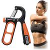 ZHYUAN 10-150kg Allenatore della Mano,Allenamento Avambraccio,Attrezzo per Esercitare Le Dita,Pinza Mano,Allenatore per presa regolabile,Pinza Mano Contatore per la Palestra e l'Allenamento