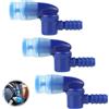 PEUTIER 3pz Valvola di Ricambio per Morso per Camelbak, Ricambio per Bocchino per Camelbak Parti di Ricambio per Valvola del Pacchetto di Idratazione per Camelbak e Osprey Sacca di Idratazione (Blu)