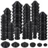Qichan 90 Pezzi Gommini Passacavo, 6 Dimensioni Passacavo Gomma, 30mm, 25mm, 22mm, 14mm, 12mm, 10mm Tappi in Gomma per Fori, Passacavi in Gomma per Protezione Cavi
