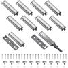 TMZELOA 10 Pezzi Push Pull per Ante, Push to Open Pistone Anta Mobile Magnetica Apertura Senza Maniglia, Sistema di Apertura a Pressione con Molla Potente Per Ante di Armadi, Mobili, Cassetti, Vetrine