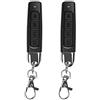 Bkiyougo Apri porta universale per garage, 433 Mhz, ricambio per garage, telecomando wireless 4 in 1, duplicatore di telecomando per tapparelle dell'auto, porta del garage (confezione da 2)