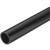 sourcing map - Tubo rigido in PVC, tubo tondo per tubazioni hardware, diametro interno 21 mm, diametro esterno 25 mm, lunghezza 20 cm/8, nero ad alto impatto per tubi dell'acqua, artigianato