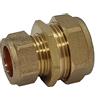 Pipestation 22mm - riduttore d'ottone di compressione di 15mm che riduce i connettori del tubo dell'accoppiatore per il tubo di rame