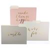 Graphique Set di cartelle di design - Make Things Happen - Organizer per ufficio, lavoro e scuola - Accessori decorativi per documenti di carta - Set di 9 cartelle