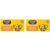 STARTEA Tè STAR Tea Limone, 25 filtri, miscela pregiata, 100% naturale, pausa deliziosa e piacere intenso. Perfetto per una piacevole pausa da soli o in compagnia. (Confezione da 2)