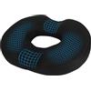 Libershine Cuscino Ergonomico, Ciambella per Sedersi, Cuscino Memory Foam, Cuscini Ergonomico Sedile per Coccige Sciatica Lombare, per Ufficio Casa Auto Sedia a Rotelle, Nero