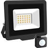 SKYWORLD Faretto LED da Esterno 20W Con Sensore di Movimento, Bianco Caldo Super Luminoso per Interno Esterno Giardino Cortile Partito