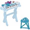 Lexibook Frozen Tastiera Elettronica, Sedile, Microfono, Lettore MP3, Effetti sonori, brani Demo, Viola/Blu, K707FZLXB