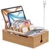 Stazione di ricarica in bambù per Apple Watch Watch 38mm / 42mm Supporto Dock Docking Station