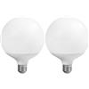 Velamp lampadina LED forma a Goccia (G120) - Attacco a vite grande (E27) - Potenza 24W Equivalenti 150W - Luminosità 2500lm - Temperatura colore 3000K (luce calda) (Confezione da 2)