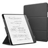 MoKo Custodia Supporto per Kindle Scribe (Modello 2024/2022) - Custodia in Pelle Premium con Supporto Triplice per Penna, Auto Sonno/Sveglia per il Modello 2024 da 10,2 Pollici, Nero