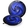 Herdio Altoparlanti Marini, Casse Audio Impermeabili 6.5 pollici，Altoparlante marino da 240W con luce LED, adatto per escursioni fuoristrada estive, barche, auto e golf cart，1 Coppia, Nero