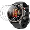 Heioloo 3 Pezzi Pellicola Protettiva per G/armin fenix 8 Pro 47mm vetro temperato, Anti-Graffio, 9H Durezza HD proteggi schermo senza bolle facile da installare