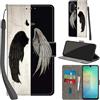 Haninsuze Cover per Samsung Galaxy A18/A17/A26 5G, ala | Pelle PU Portafoglio, Porta Carte, Magnetica, Libro, Antiurto Custodia