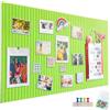 IVEOPPE Bacheca decorativa in feltro, autoadesiva, 60 x 40 cm, in feltro, spessore 0,9 cm, pieghevole, per ufficio, cucina, verde smeraldo