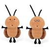 NatureMan 2 pezzi scarafaggio peluche scarafaggio 24 cm morbido peluche scarafaggio giocattolo brutto divertente marrone bambola di peluche per Halloween festa di compleanno regali decorazione della