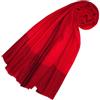Lorenzo Cana Sciarpa Pashmina da donna, 100% cashmere, soffice e leggera, in cashmere, in fibra naturale, rosso, rosso scuro, 78716
