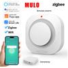 PGST Rilevatore di Fumo Intelligente ZigBee WiFi, Compatibile con l'App Tuya Smart Life, Sensore Antincendio per Sicurezza Domestica, Avvisi Tramite App
