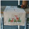 VERVACO Kit Punto Croce Prestampato Centrotavola CERVO Biancheria Da Tavola Set Fai Da Te Creativo 40 x 100 cm Kit Hobby Creativi Adulti Casa Decor Cross Stitch Runner